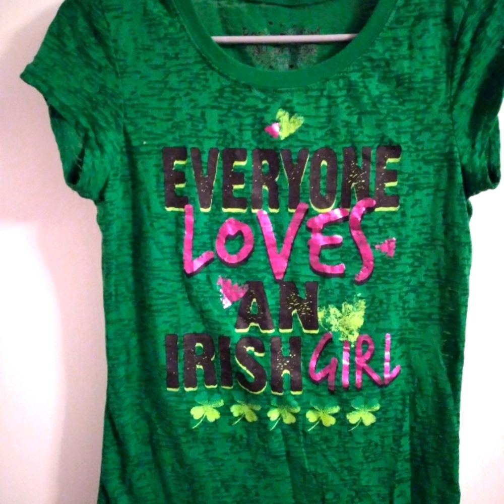 Rocker girl St Patrick's day tee
